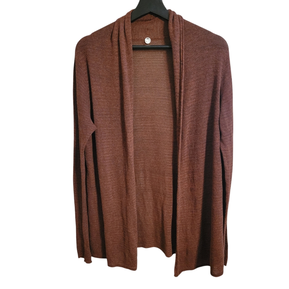 Margaret O'Leary Knit Open Cardigan Sweater